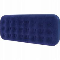 Materac Jedoosobowy Welurowy do Spania Dmuchane Łóżko 191x73x22cm 1 osobowy