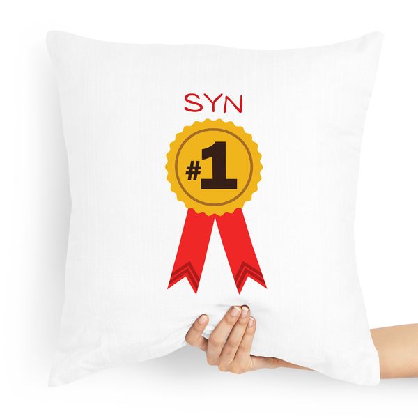 Poduszka Prezent Dla Syna Numer Jeden Prezent Z Nadrukiem Ze Zdjęciem zdjęcie 1