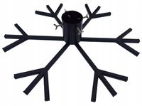 Stojak na choinkę METALOWY LOFT Typ "Snowflake" gwiazda płatek śniegu 80cm
