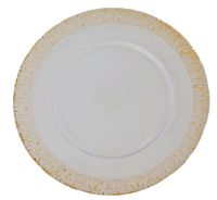 Podtalerz szklany ze złotym brzegiem