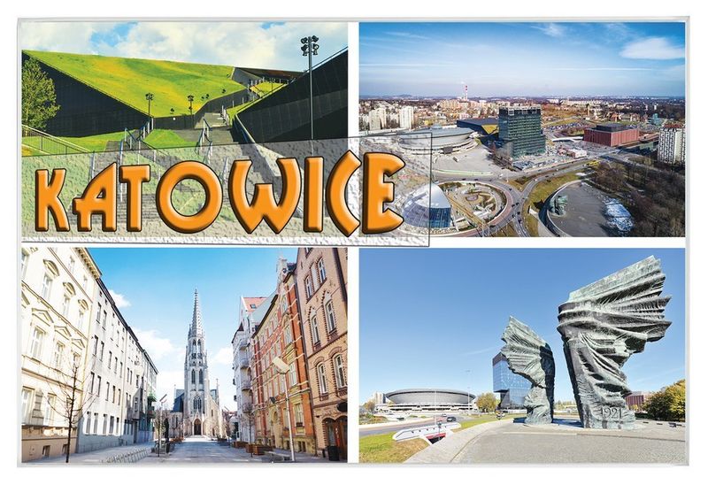 Katowice - magnes szklany zdjęcie 1