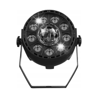 REFLEKTOR DYSKOTEKOWY KOLOROFON PAR EFEKT ŚWIETLNY LED RGB FLOWER PAR V2