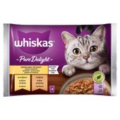 Whiskas Pure Delight Mokra karma dla kotów drobiowe frykasy galaretka 340 g