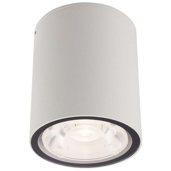 Sufitowa LAMPA zewnętrzna EDESA LED 6W 3000K 9108 Nowodvorski metalowa OPRAWA tuba tarasowa IP54 biała zdjęcie 2