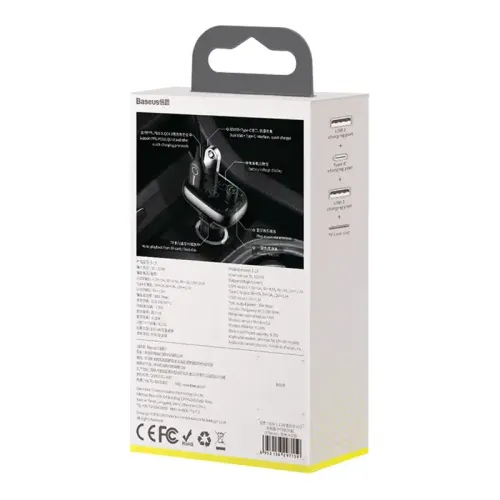 transmiter samochodowy baseus bluetooth mp3 s-13 (czarny) na Arena.pl