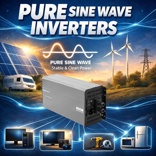 Qoltec przetwornica 12V/230V 4000W sinus na Arena.pl