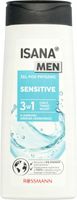 ISANA MEN SENSITIVE ŻEL POD PRYSZNIC DLA MĘŻCZYZN 3W1 300 ML