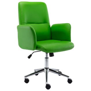 Krzesło Biurowe, Sztuczna Skóra, Zielone