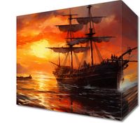 Obraz 20x20cm Ogień na Wodzie