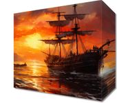 Obraz 20x20cm Ogień na Wodzie