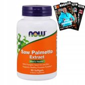 NOW FOODS PALMA SABAŁOWA PROSTATA TESTOSTERON 90k