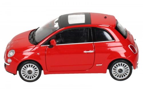 Fiat 500 rocznik 2007, czerwony na Arena.pl