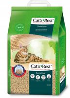 ŻWIREK DLA KOTA Cats Best Sensitive 20L 7,2kg drewniany zbrylający