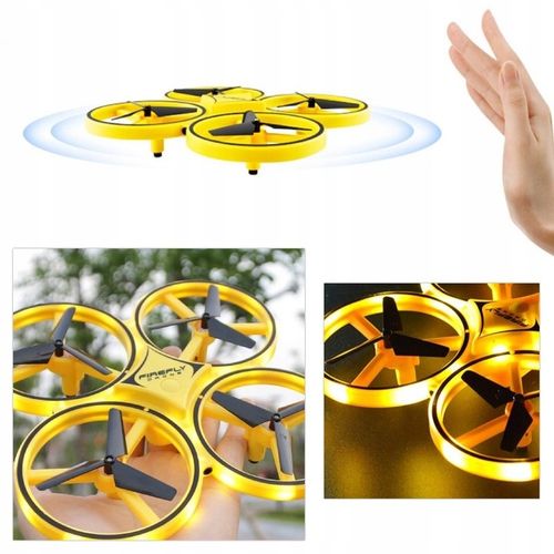 DRON ZDALNIE STEROWANY RĘKĄ GESTEM UFO LED ZABAWKA DLA DZIECI PREZENT na Arena.pl