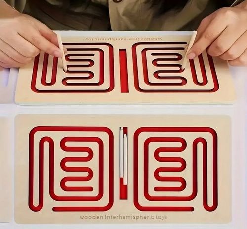 Trening Prawej i Lewej Półkuli Mózgu 3 tablice drewniane do treningu motory na Arena.pl