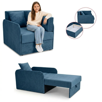 Łóżko dziecięce sofa kanapa niebieska pastelowa wygodna Denis Family Meble