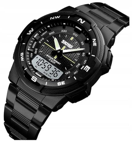 Zegarek męski SKMEI 1370 bransoleta elektroniczny na Arena.pl