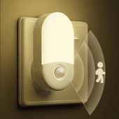 LOHAS-LED lampka nocna z czujnikiem ruchu wtyczka UK