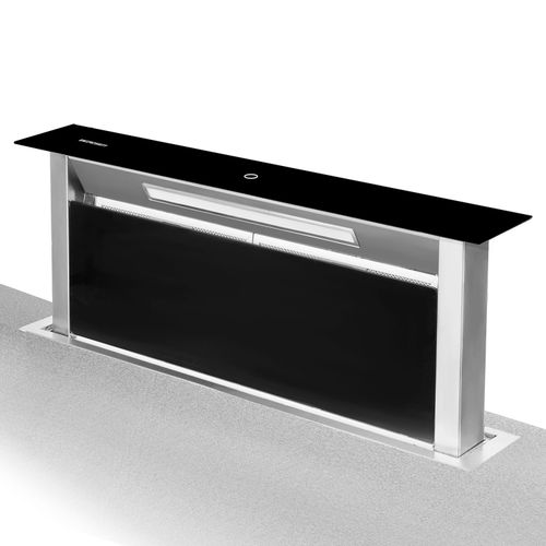 Okap kuchenny blatowy 90cm czarny BT-290 na Arena.pl