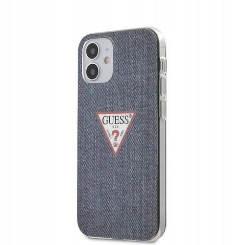 Etui do iPhone 12 Mini Guess Denim Triangle Case na Arena.pl