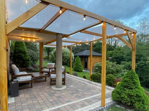 PAS ALTANOWY ŻAGIEL PRZECIWSŁONECZNY NA PEROGLĘ ALTANĘ TARAS BIAŁY 1X5 na Arena.pl