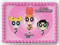 PROSTOKĄTNY OPŁATEK NA TORT A4 20x29CM - ATOMÓ.WKI + IMIĘ