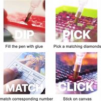 diamentowy haft mozaika diy plaża 35x45cm