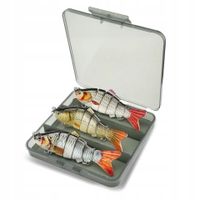 ZESTAW 3szt Woblerów SZCZUPAKA SANDACZA PRZYNĘT Pudełko ŁAMANE 8.4cm 11,2g