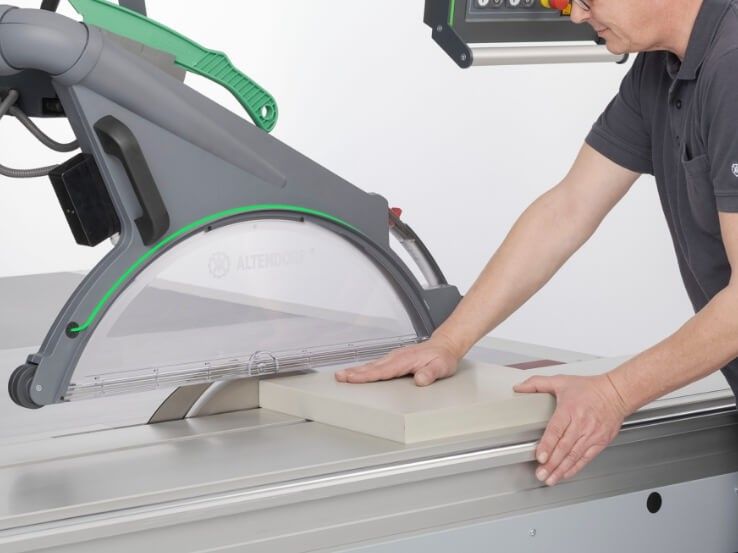 Piła formatowa F45 system ochrony dłoni HandGuard formatówka pilarka zdjęcie 8