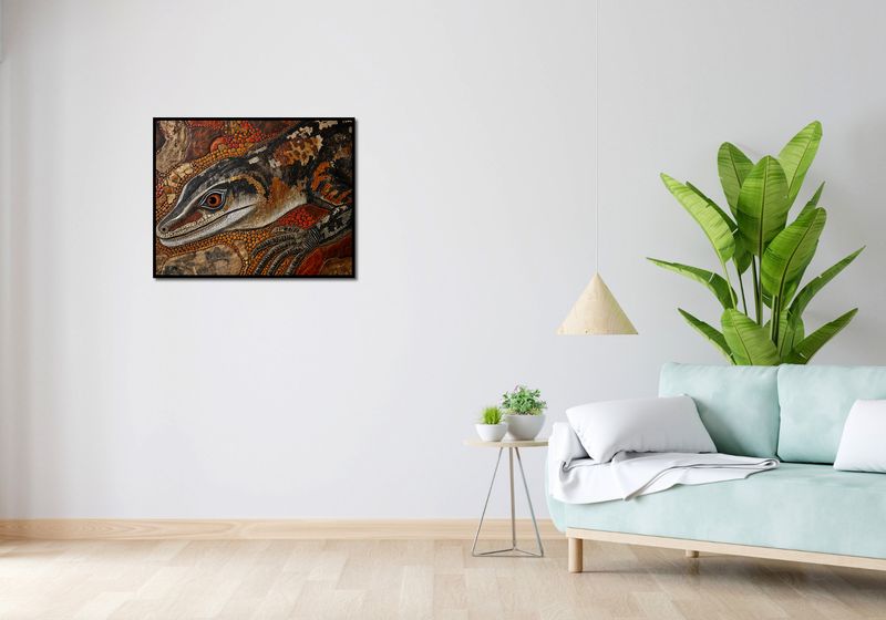 Plakat 76x60,5cm Oko Jaszczurki zdjęcie 4