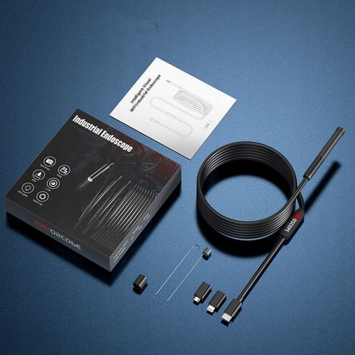 KAMERA INSPEKCYJNA ENDOSKOP DO TELEFONU WARSZTATOWA 3MPix IP67 OBIEKTYW 8mm na Arena.pl