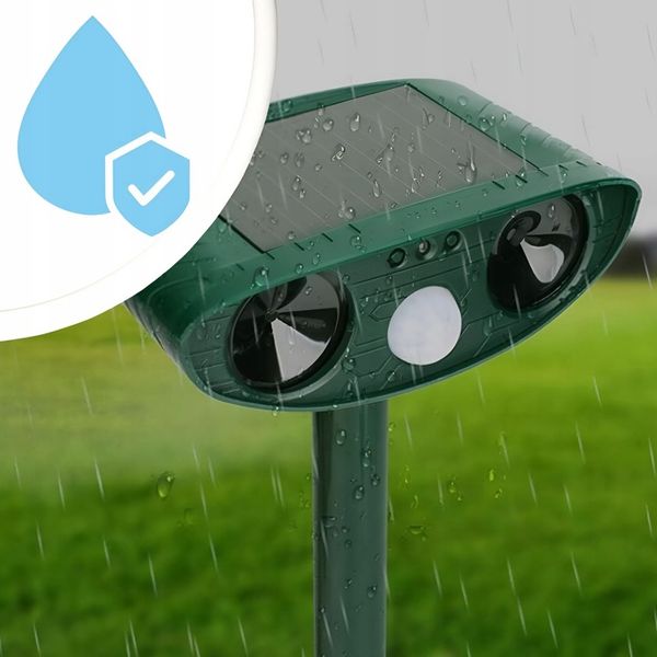 ODSTRASZACZ ZWIERZĄT KOTÓW PSÓW DZIKÓW SAREN PTAKÓW ITP + Lokalizator Ruchu zdjęcie 7