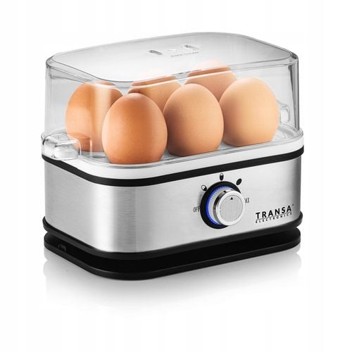 Jajowar do gotowania 6 JAJEK 3 STOPNIE POZIOMU TWARDOŚCI AUTOMAT TIMER na Arena.pl