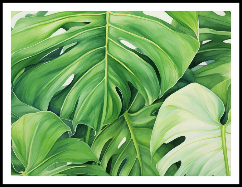 Plakat 80x60cm Tajemnice Liści zdjęcie 3