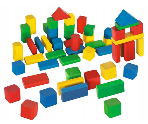 Klocki w wiaderku (50 elementów) na Arena.pl