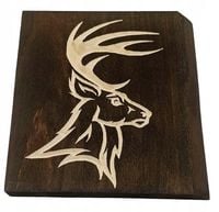 Obraz drewno Jeleń na prezent stylowy oryginalny