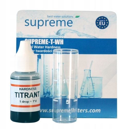 Profesjonalny, tester twardości wody, kropelkowy SUPREME, DOKŁADNY na Arena.pl