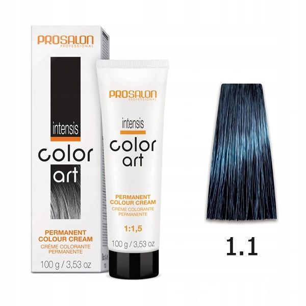 CHANTAL COLOR ART Farba do włosów 1,1 - 100ml zdjęcie 3