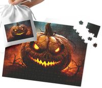 PUZZLE - HALLOWEEN DYNIA ŚWIĘTA ŚWIĄTECZNE WZORY 110EL + WORECZEK
