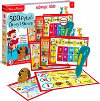 MÓWIĄCE PIÓRO 500 PYTAŃ LITERY I SŁOWA CLEMENTONI