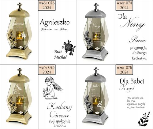 ZNICZ z różą GRAWER KAPLICZKA personalizowany napis dedykacja DLA BRATA na Arena.pl