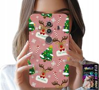 ETUI DO HUAWEI MATE 10 PRO - ŚWIĄTECZNE RENIFERY CHOINKI LASKA WZORY