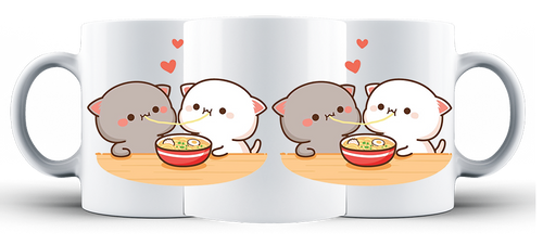 Kubek ceramiczny Bubu Loves Dudu na Arena.pl