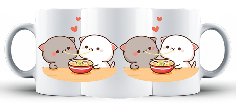 Kubek ceramiczny Bubu Loves Dudu zdjęcie 2