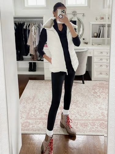 OCIEPLANE LEGGINSY W PRĄŻEK BAMBUSOWE wysoki stan CIEPŁE KRYJĄCE na Arena.pl