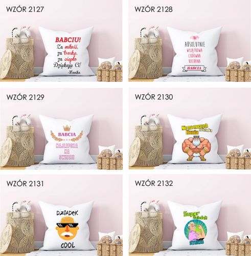 Poduszka z nadrukiem Prezent dla dziadka z klasą na Arena.pl