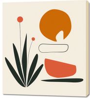 Obraz 90x100cm Abstrakcyjny Zen