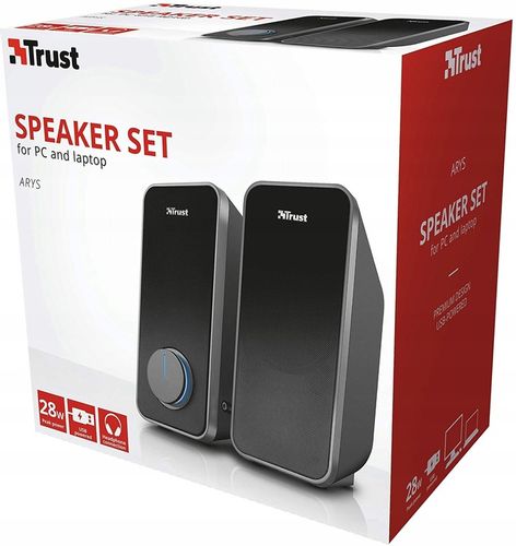 Głośniki TRUST Arys 2.0 Czarny na Arena.pl