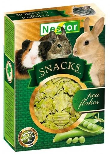 Nestor Snacks - płatki grochu 45g zdjęcie 1
