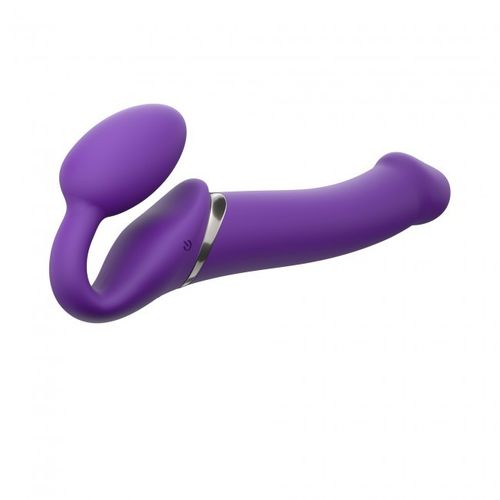 Vibrating Strap-On Purple L na Arena.pl